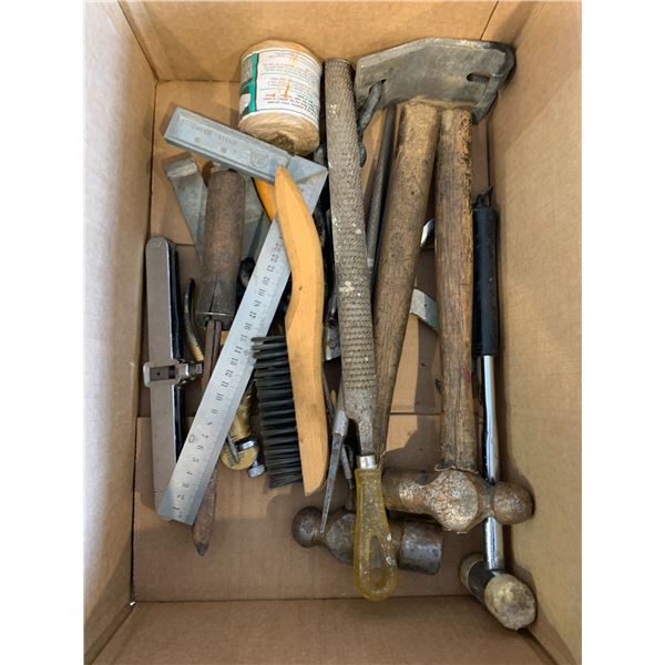 Box of Various Hand Tools