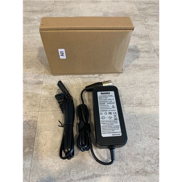 Lithium Ion Electric Scooter 3 Pin Battery Charger