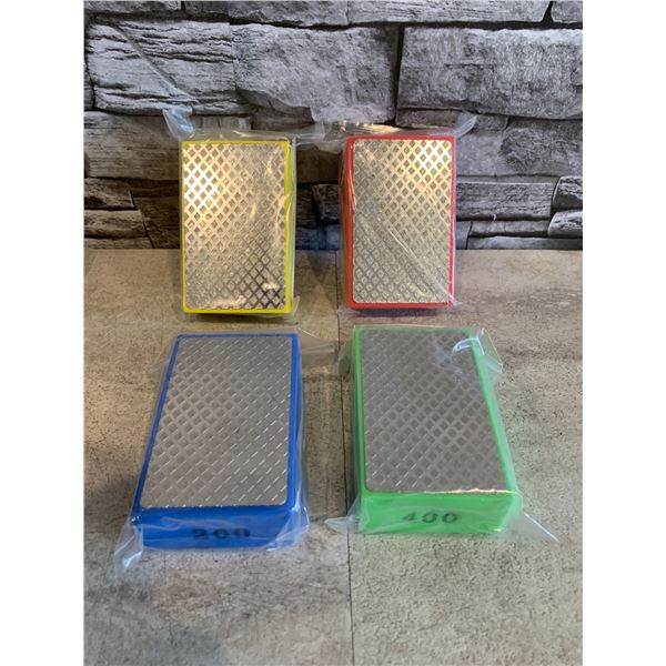 Sanding Sponge 4 Pcs Polishing Blocks With 60/100/200/400 Grit