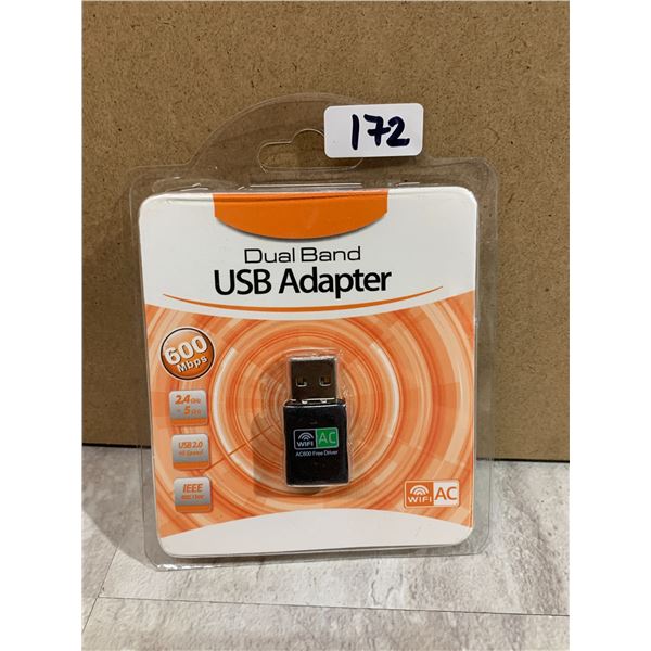 Dual Band USB Adapter 600 Mbps