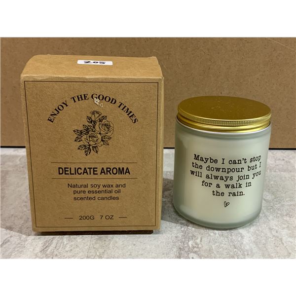 Enjoy The Good Times Delicate Aroma Soy Candle With Essential Oils