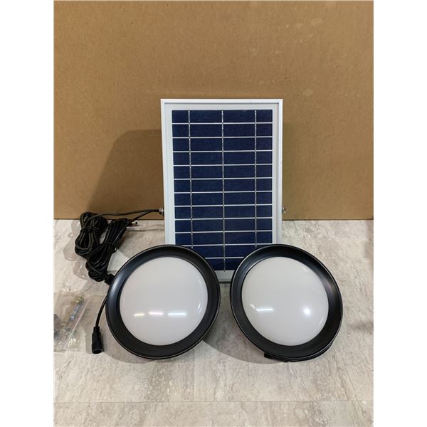 Solar Shed Light With Dimmable Remote Control 120LED Cool Warm White