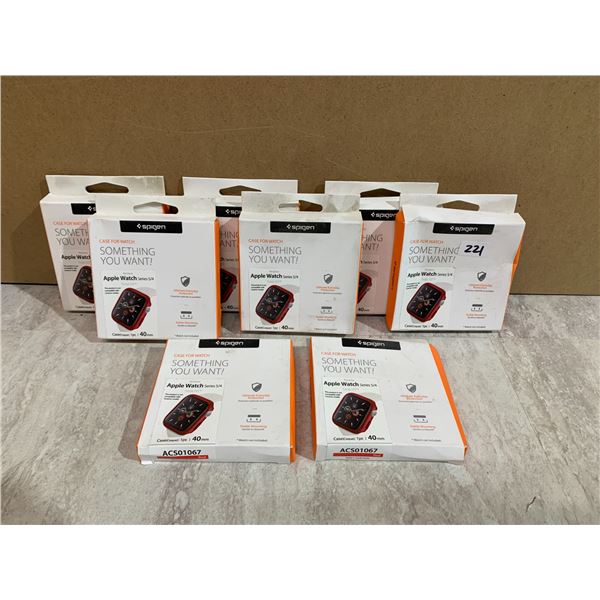 Lot of 8 Spigen Apple Watch Case Series 5/4