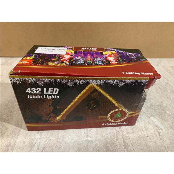 432 LED Icicle String Lights