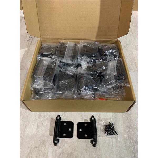 Cabinet Hinges Lot of 50 Black