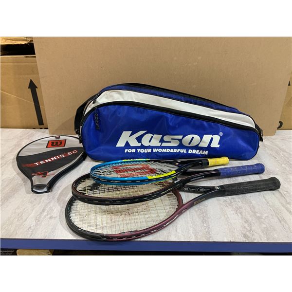 Pro Staff Hammer System Tennis Racket WithKason Bag And 9 Tennis Balls