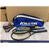 Image 1 : Pro Staff Hammer System Tennis Racket WithKason Bag And 9 Tennis Balls