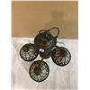 Image 6 : Stained Glass Chandalier Light 3 Lights
