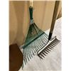 Image 3 : Lot of 3 - 2 Rakes And a Shovel