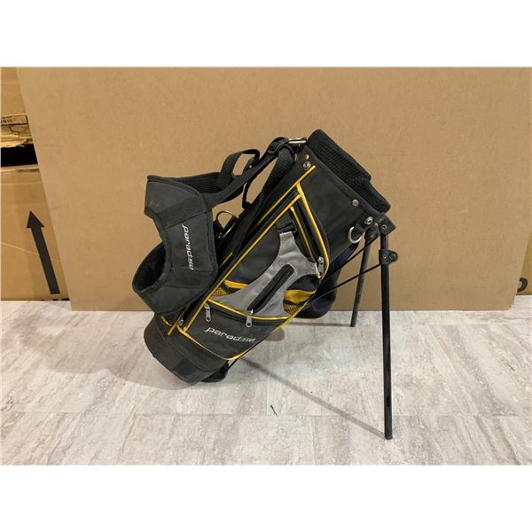 Kids Paradise Golf Bag Black and Yellow