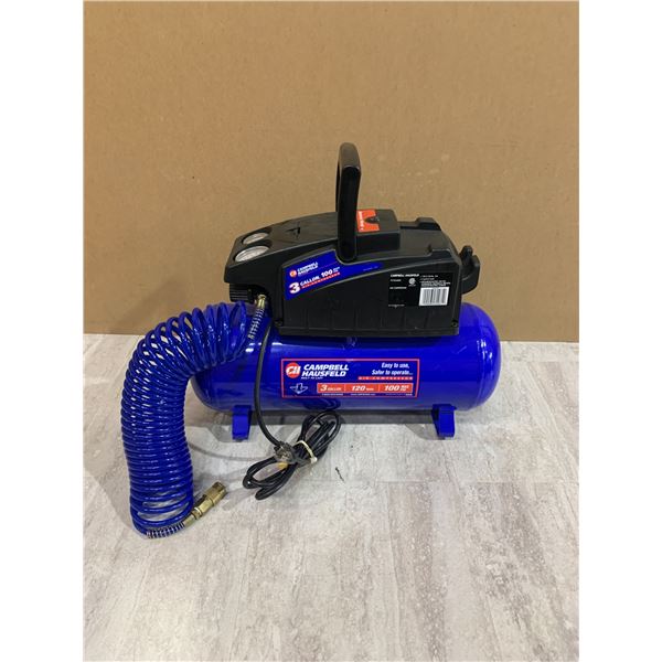 Campbell Hausfled 3 Gallon Air Compressor 100 Psi Max