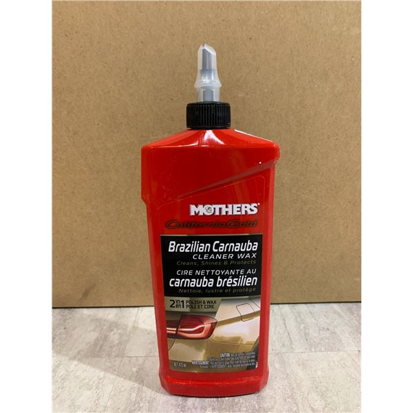 Mothers Califonia Gold Brazillian Carnauba Cleaner Wax 2 In 1 Polish & Wax