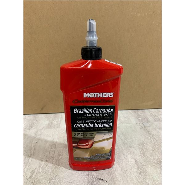 Mothers Califonia Gold Brazillian Carnauba Cleaner Wax 2 In 1 Polish & Wax