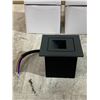 Image 3 : Lot of 4 LED Recessed Step Lights Black