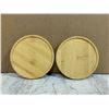 Image 1 : 3 Pack Bamboo Saucer Plant Tray 6 Inch
