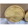 Image 3 : 3 Pack Bamboo Saucer Plant Tray 6 Inch