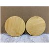 Image 4 : 3 Pack Bamboo Saucer Plant Tray 6 Inch