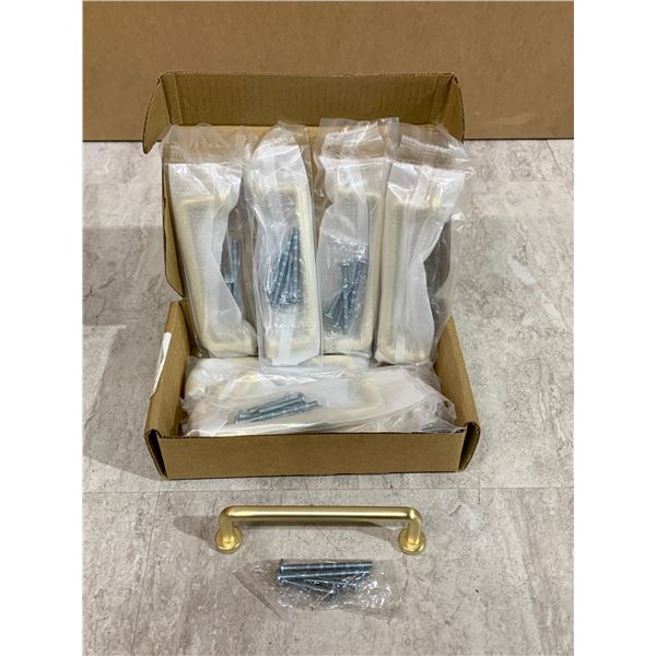 10 Drawer Cabinet Handles Gold Colour