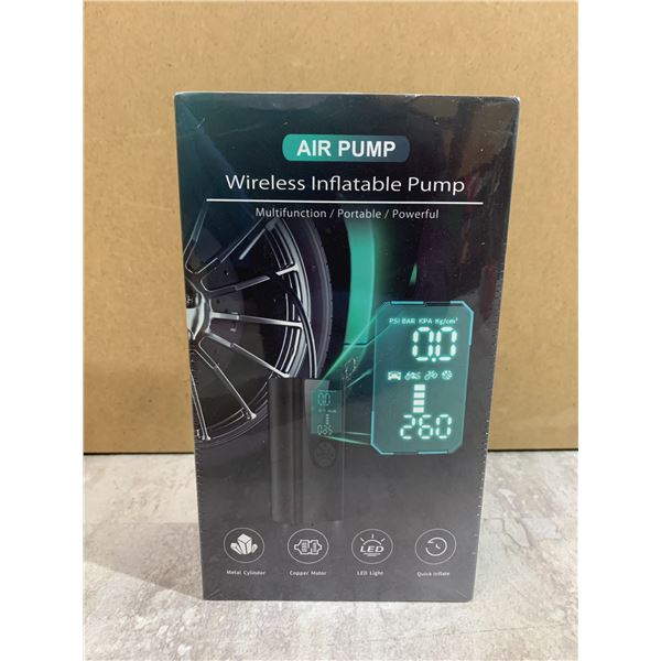 Wireless Inflatable Pump Multifunction Portable Powerful With LED Light