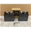 Image 1 : 4 Inch Bed Risers Black Colour
