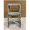 Image 4 : Double Step 26 inch Aluminum Step Ladder
