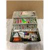 Image 17 : 3 Tier Tackle Box Full of Old Tackle