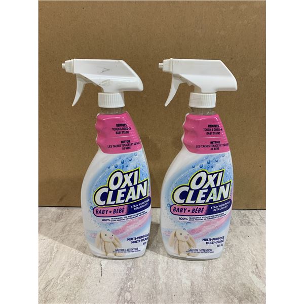 Lot of 2 Oxi Clean Baby Multi- Purpose Stain Remover 651ml Per