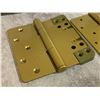 Image 2 : Lot of 5 Reccessed Sping Hinges Gold Colour
