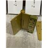Image 3 : Lot of 5 Reccessed Sping Hinges Gold Colour