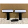 Image 1 : Lot of 2 Portable Rechageable LED Adjustable Lights w/ Remote