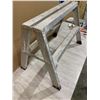Image 5 : Aluminum 2 Step Drywall Sawhorse Ladder