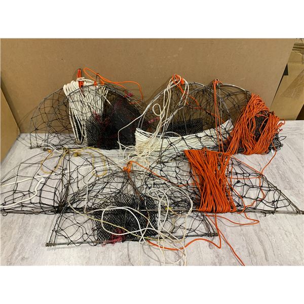 Lot of 6 Crab Traps