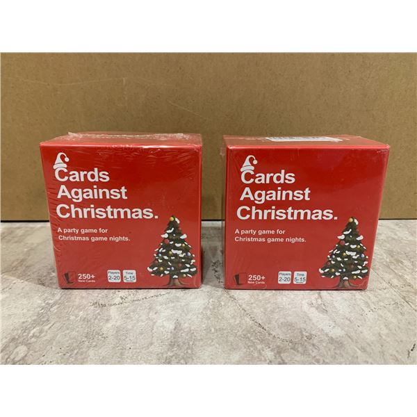 Lot of 2 Cards Against Christmas 250+ New Cards