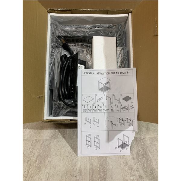 Melos Nightstand With Charging Station - 2 Tier