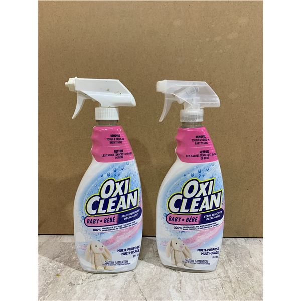 Lot of 2 Oxi Clean Baby Multi- Purpose Stain Remover 651ml Per
