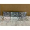 Image 4 : Lot of 2 License Plates European