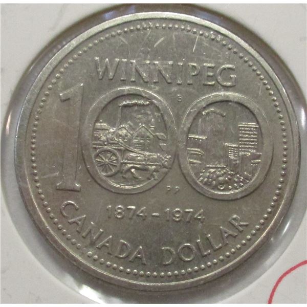 1974 SINGLE YOKE WINNIPEG DOLLAR