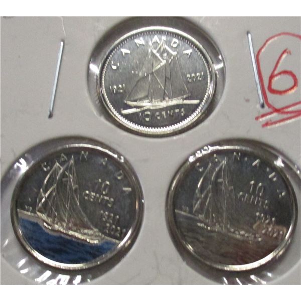3 - 2021 CANADA DIMES