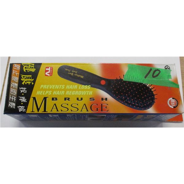 NEW:  MASSAGING HAIR BRUSH