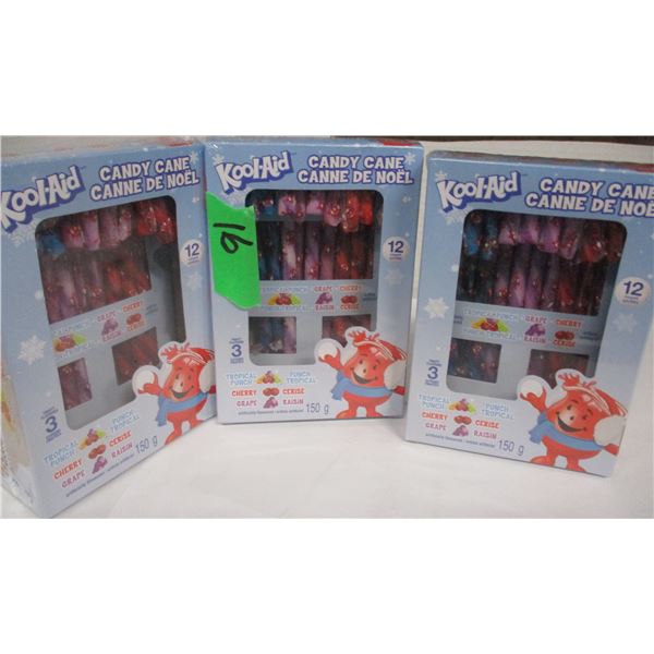 KOOL-AID CANDY CANES (12 X 3 BOXES)