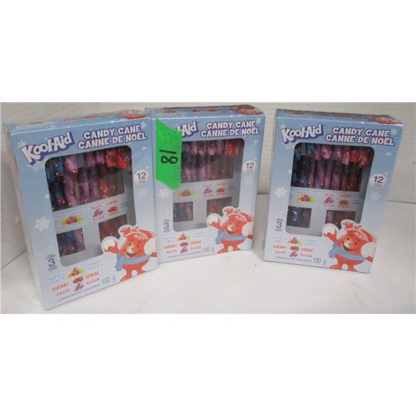 KOOL-AID CANDY CANES (12 X 3 BOXES)