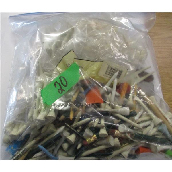 BAG C/W GOLF TEES
