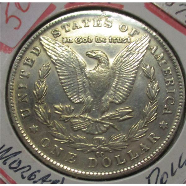 1879 USA MORGAN SILVER DOLLAR (AS IS - SILVER CONTENT NOT VERIFIED - NOT TESTED)