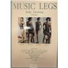 Image 2 : Music Legs body stocking Teddy Black lace