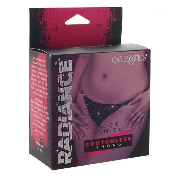 Radiance Crotchless Thong XL