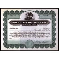 American Colonial Bank of Porto Rico.