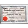Image 1 : Honolulu Investment Company, Limited.