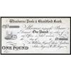 Image 1 : Wimborne, Poole & Blandford, Bank Banknote.