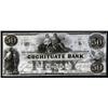 Image 1 : Massachusetts. Cochituate Bank Obsolete Banknote.