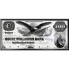 Image 1 : Massachusetts. Mount Wollaston Bank Obsolete Proof Note.